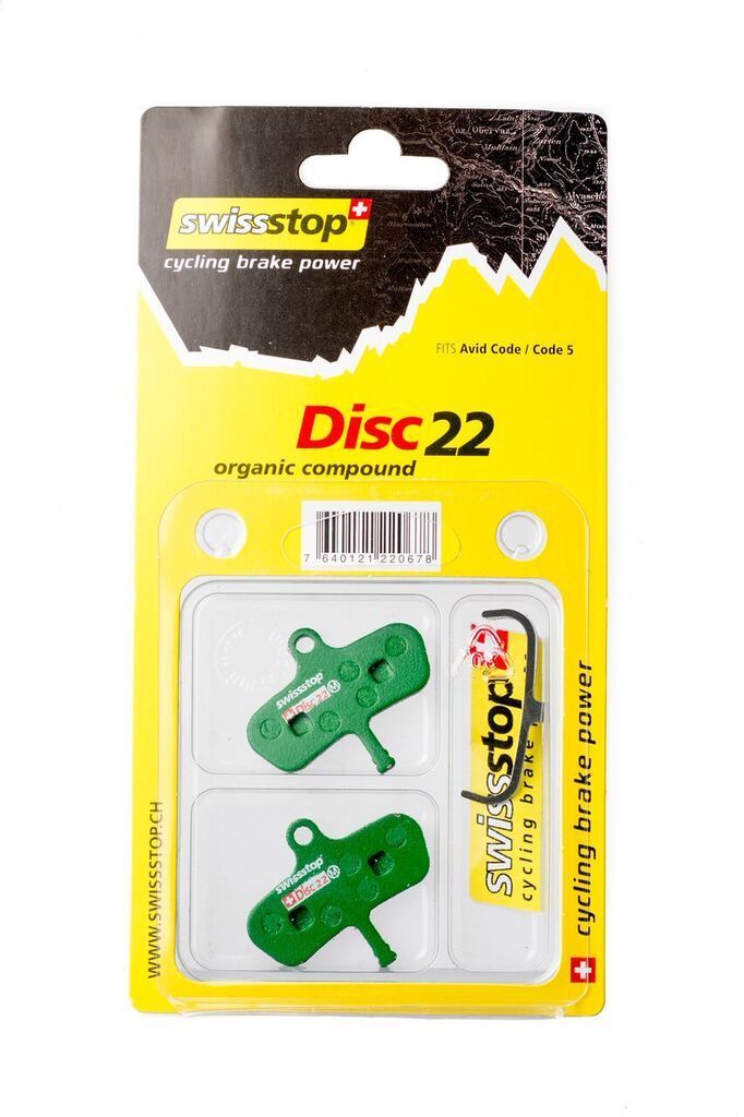 SwissStop-SwissStop Bremsbeläge Disc 22 (Avid), Organic (2 Stk.)_P000730022_