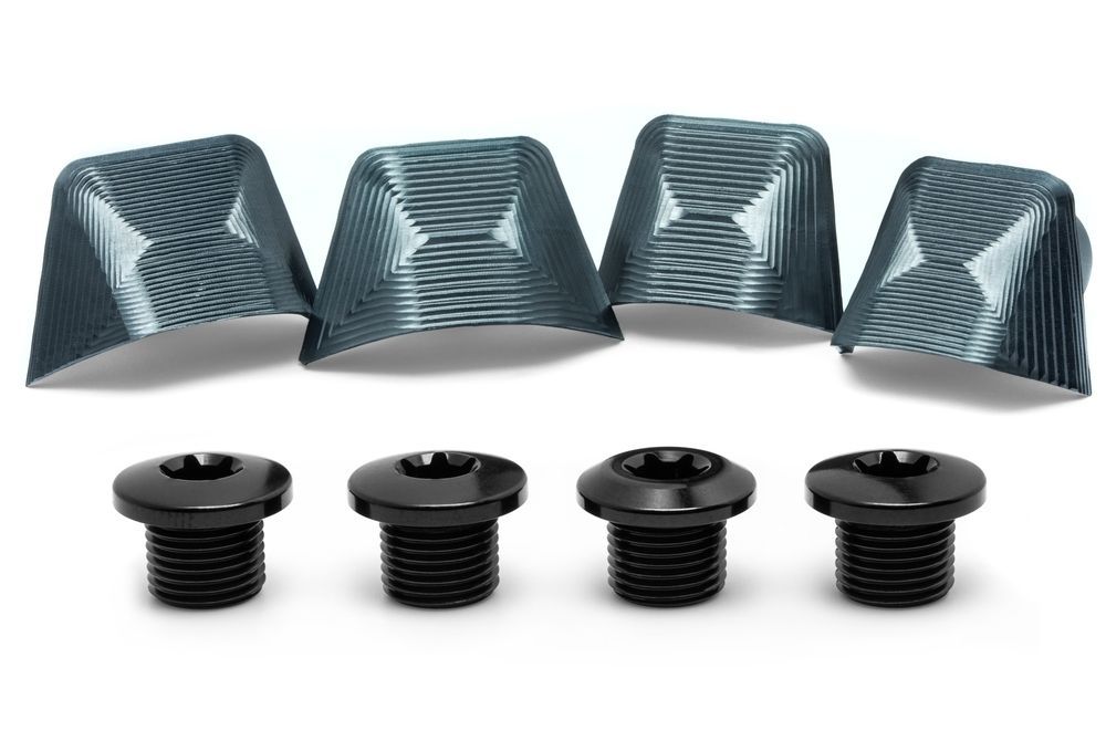 Absolute Black Ultegra 6800 Abdeckungen + Schrauben, grau