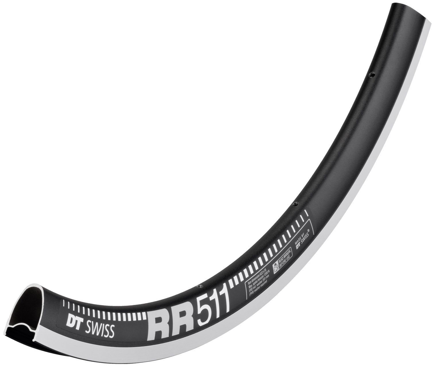 DT Swiss-DT Swiss Felge, RR 511 700c, schwarz, 24 Loch_RDRR51RPN24S011417_