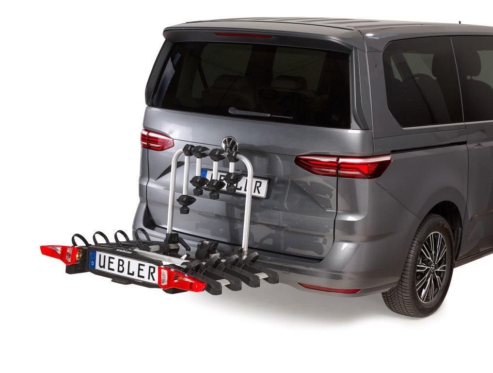 Uebler-Uebler i41s Kupplungsträger für 4 Fahrräder - 90° Abklappbar mit Rückfahrkontrol_18140-DC_