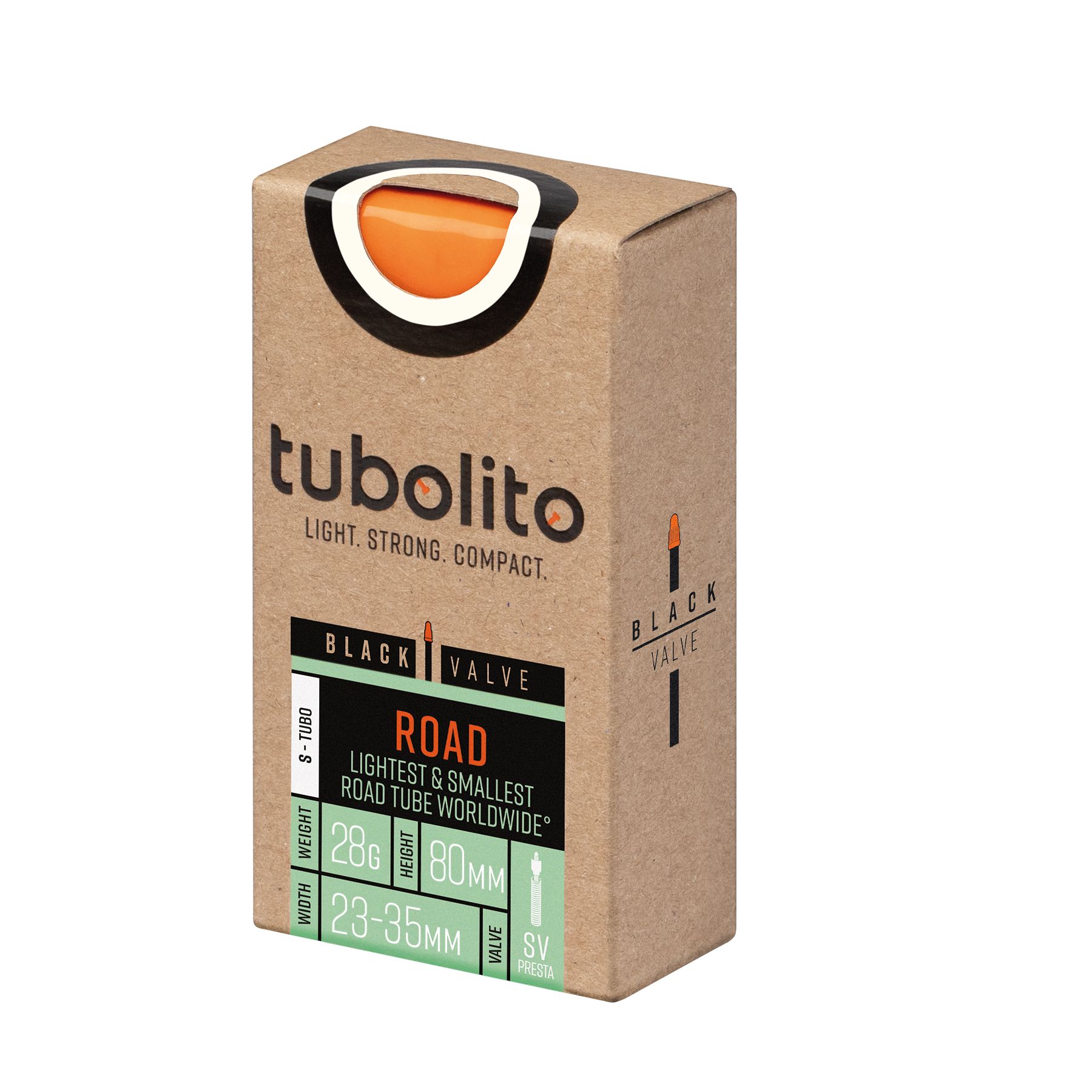 Tubolito-Tubolito Super Light Schlauch, S-Tubo-ROAD-disc, 700C, SV80 schwarz, _09120077577357_