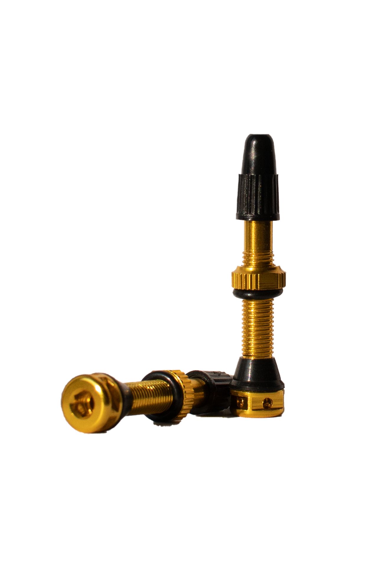 Panchowheels-Panchowheels MTB Tubeless Ventil, Aluminium, 36mm, gold _PW-V-g_