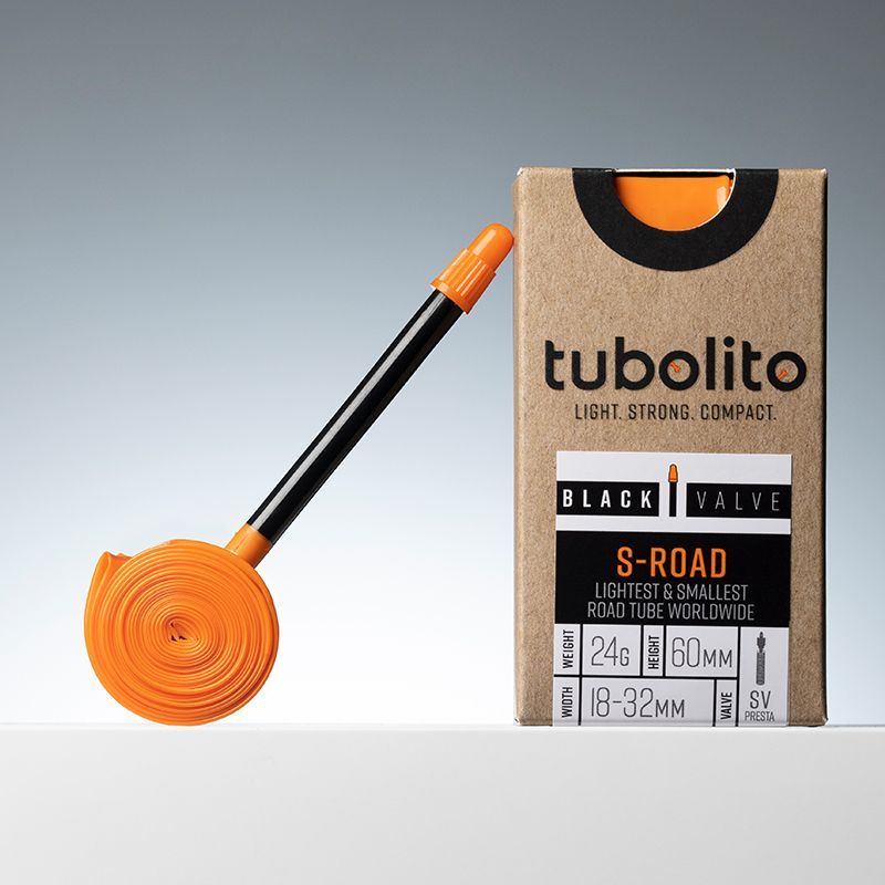 Tubolito Super Light Schlauch, S-Tubo-ROAD-disc, 700C, SV80 schwarz,  - für Reifenbreite 18-32mm
