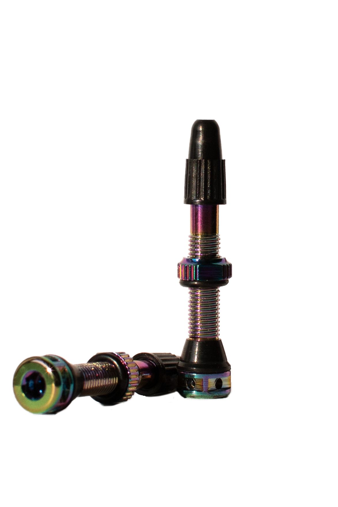 Panchowheels-Panchowheels MTB Tubeless Ventil, Aluminium, 36mm, oil slick _PW-V-o_