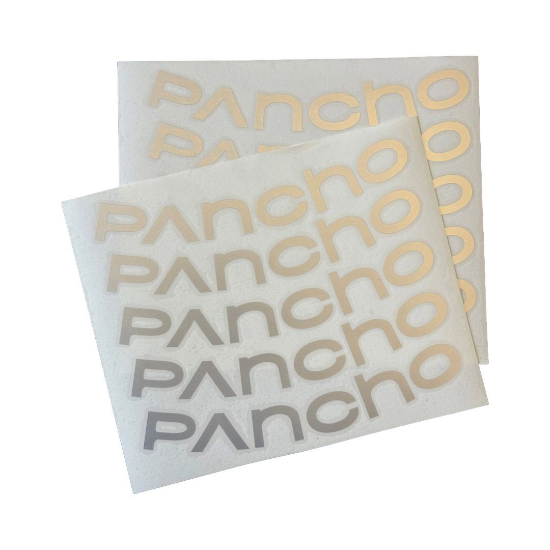 Panchowheels-Panchowheels-Sticker-Set Road Laufradsatz, silber_PW-Sticker-LRS-Road-si_