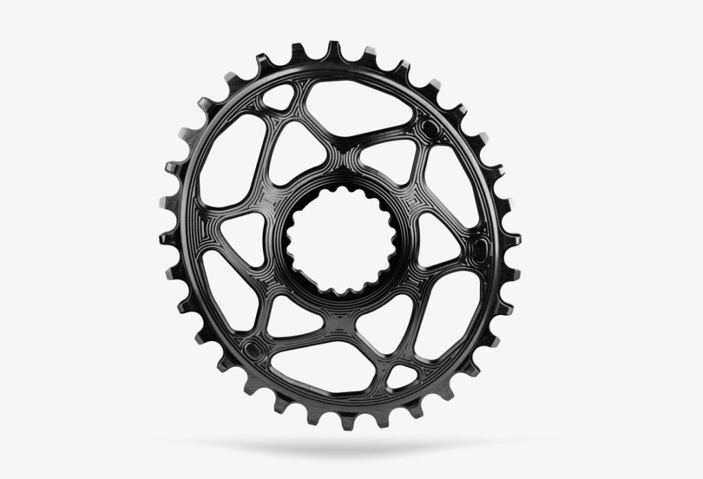 Absolute Black-Absolute Black Direct Mount Kettenblatt, Cannondale, oval, schwarz_CNOVBK_