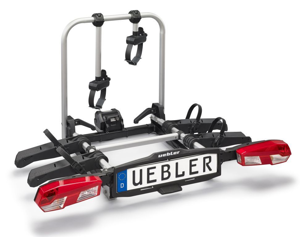 Uebler H21z Kupplungsträger für 2 Fahrräder - 90° Abklappbar mit Rückfahrkontrol - le
