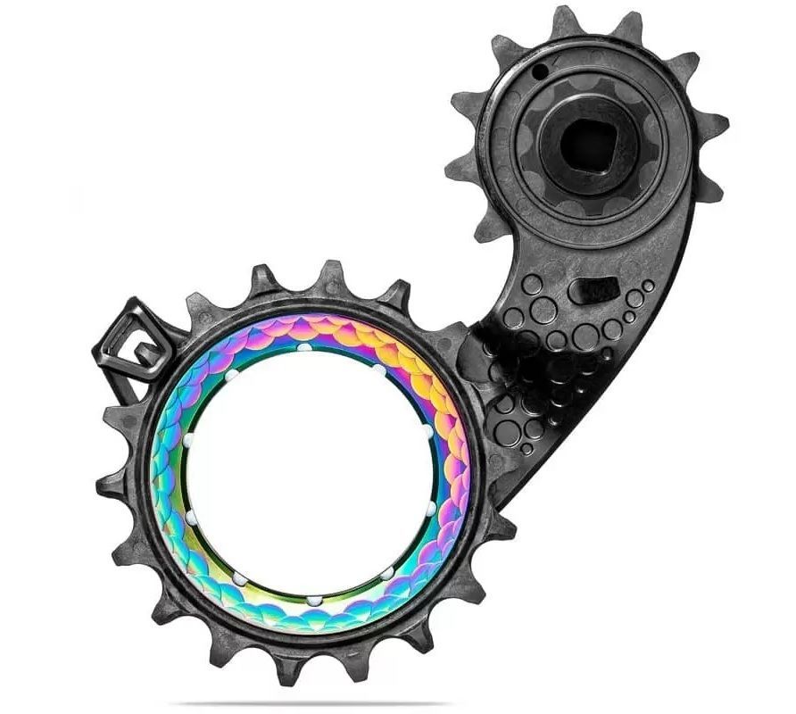 Absolute Black HOLLOWcage Carbon Ceramic SRAM AXS Road 12spd