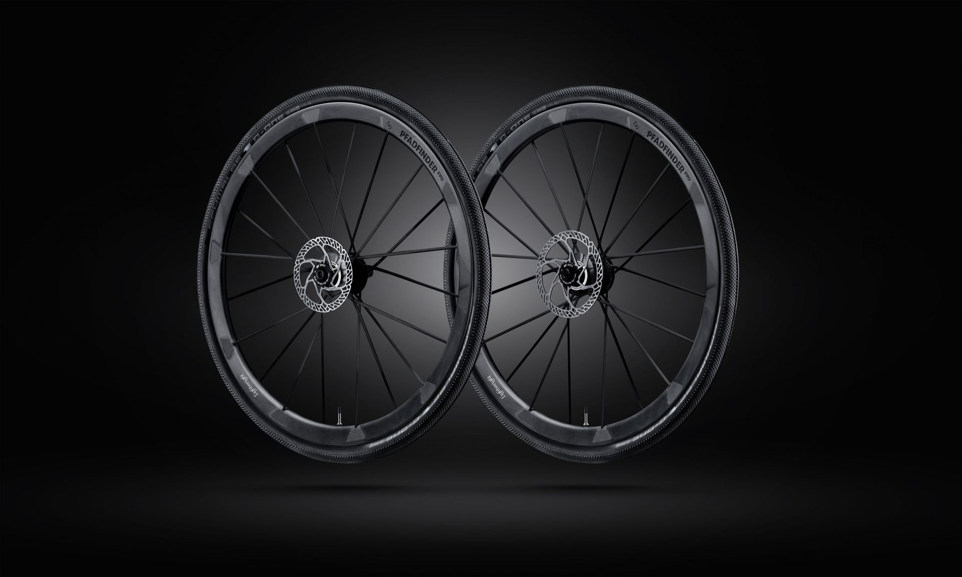 Lightweight-Lightweight Laufradsatz Pfadfinder Clincher Disc EVO, Tubeless, 20/20 Speichen_PU24D_