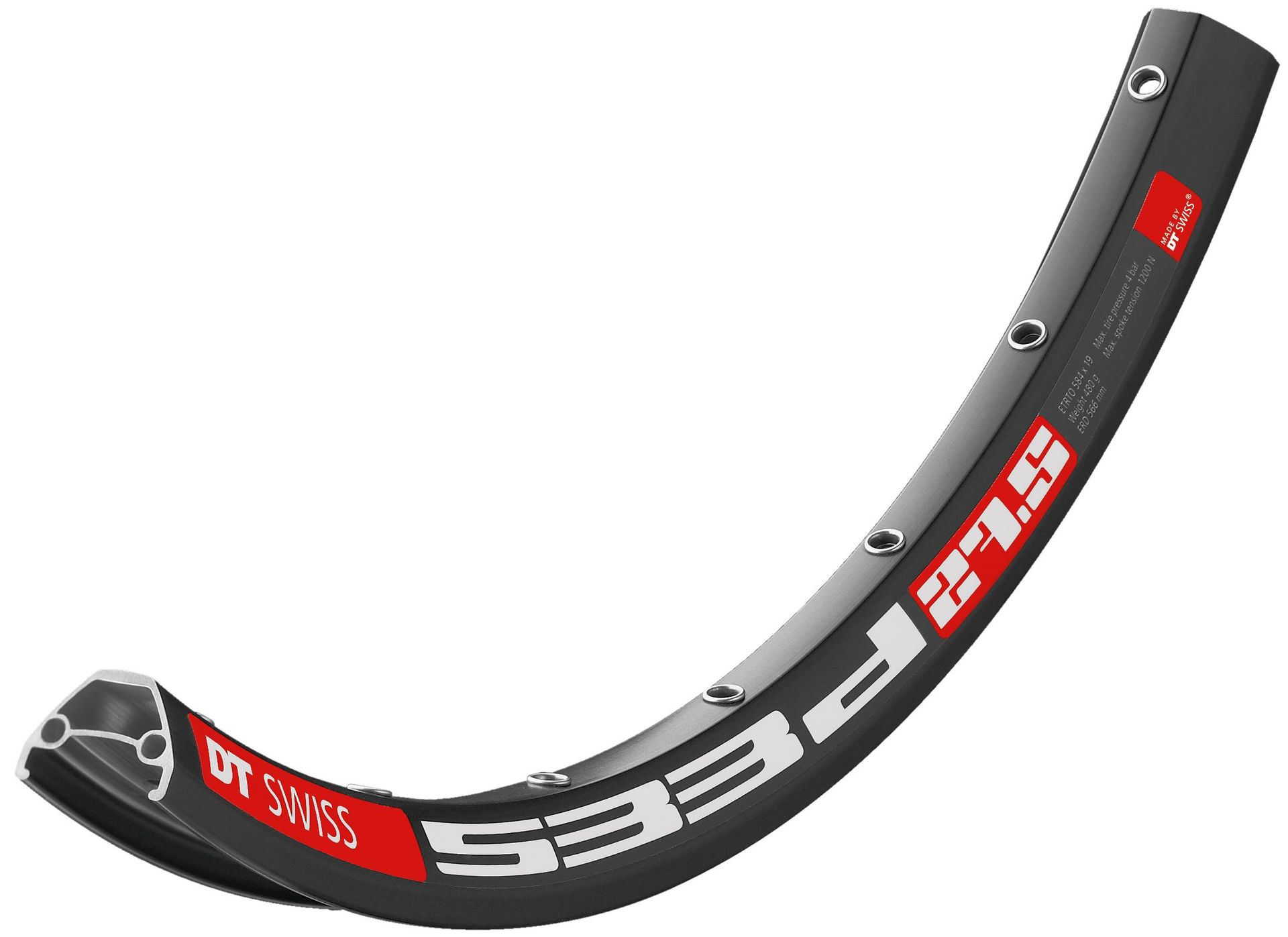 DT Swiss Felge, 533 disc, 27.5, schwarz
