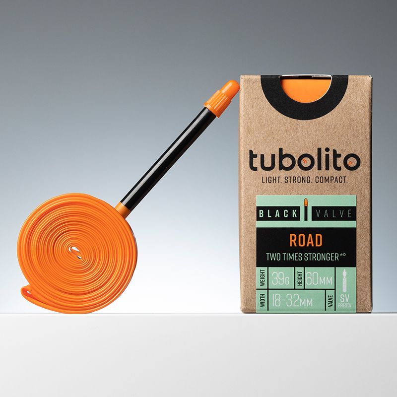 Tubolito Schlauch, Tubo-ROAD, 700C, Ventillänge 80mm schwarz,  - für Reifenbreite 18-32mm