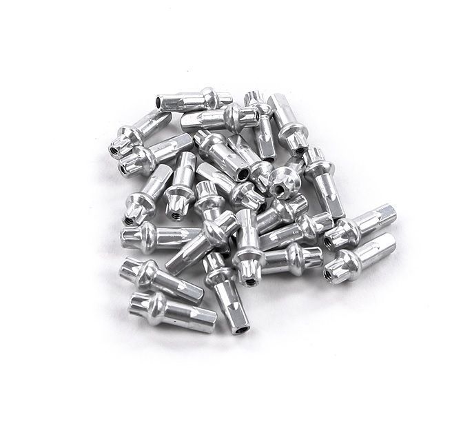 DT Swiss Nippel, Messing, ProLock, Squorx Pro Head, silber, 2.0/15mm, 1 Stk. -