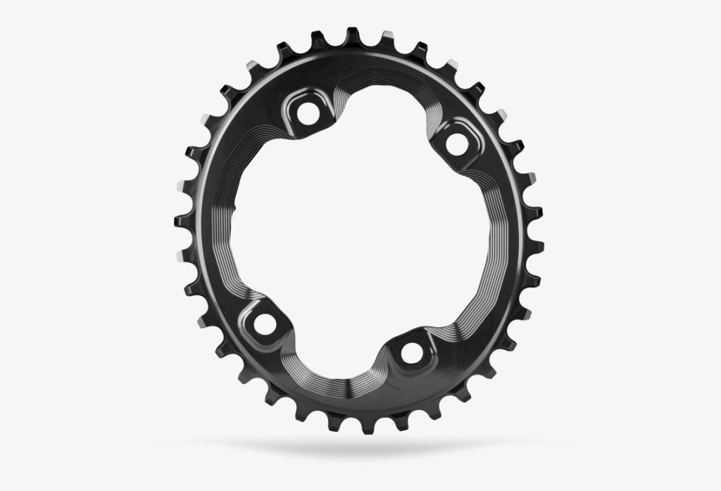 Absolute Black-Absolute Black XT M8000 Kettenblatt, oval, schwarz, 32 Zähne, für HG 12spd_OVXT8000SH32BK_