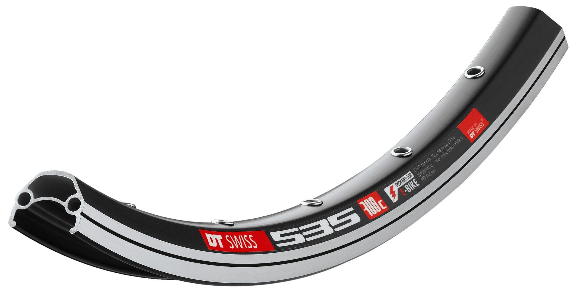 DT Swiss-DT Swiss Felge, 535 V-Brake, 700c, schwarz_RTT0XXRPS_