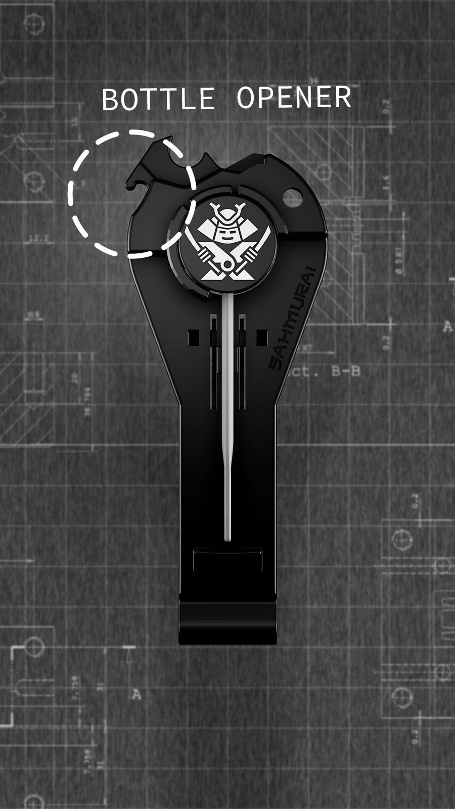 Sahmurai-Sahmurai Switchblade, Multitool mit 7 Funktionen_SAH004_