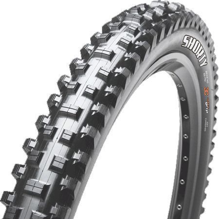 Maxxis Reifen DH Shorty 26", 2.40, 3C MaxxGrip, Draht, DH