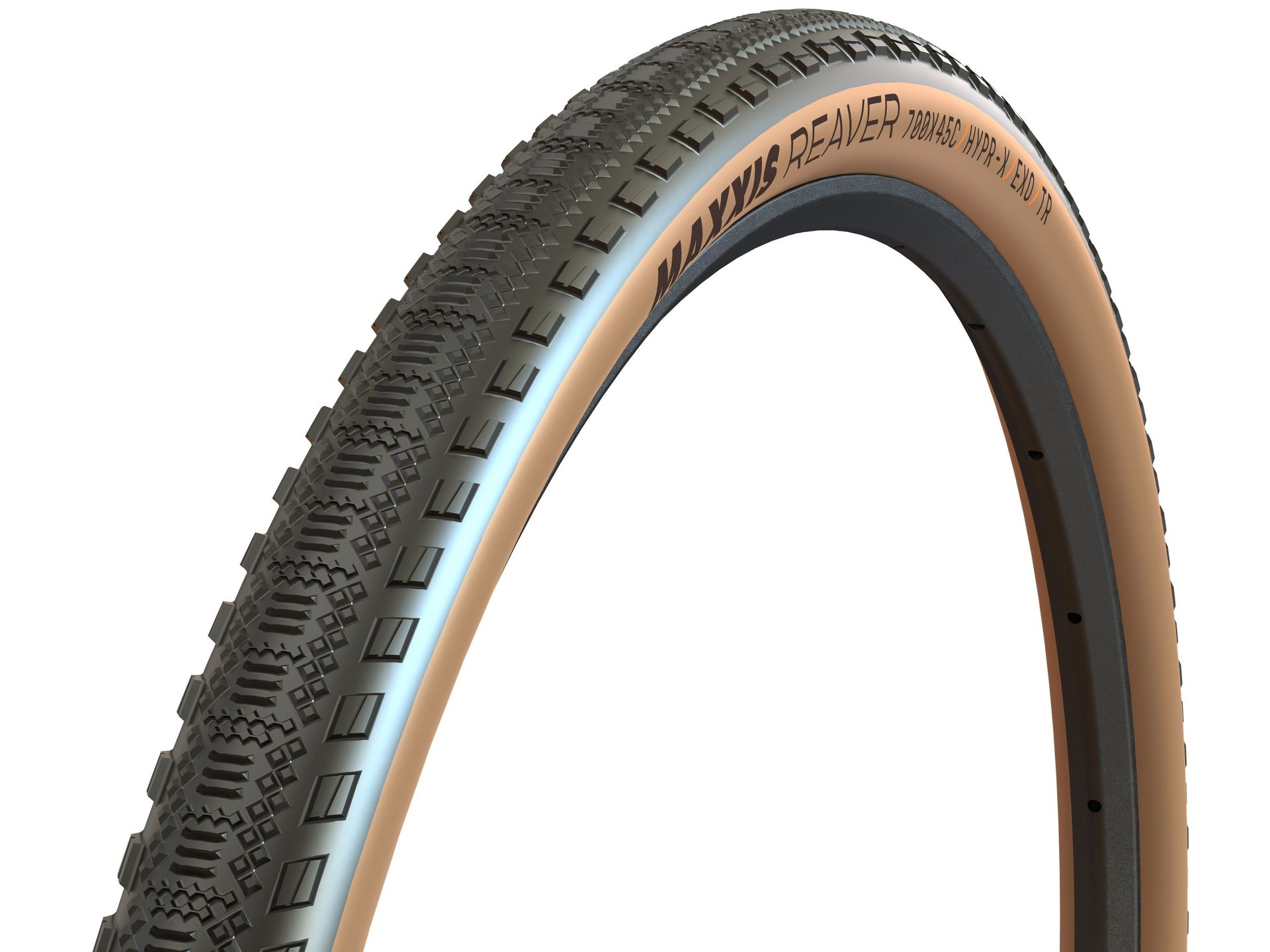 Maxxis Reifen GR Reaver 28" (Gen.2), 45C, HYPR-X, TR + EXO, Tanwall
