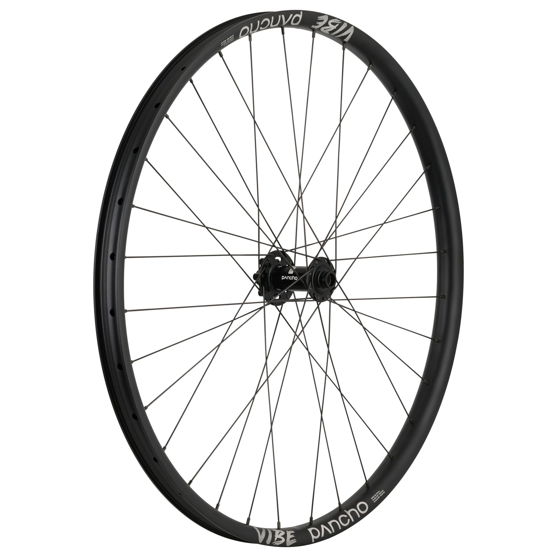 Panchowheels-Panchowheels Vorderrad Vibe 27.5" / Pancho Nabe 6 Loch, 110/15mm Boost_PW246-VR6LBOOST_