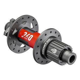DT Swiss HR-Nabe, 240s, 6 Loch, 28 Loch, 148/12mm Boost, Shimano MicroSpline - , EXP Ratchet