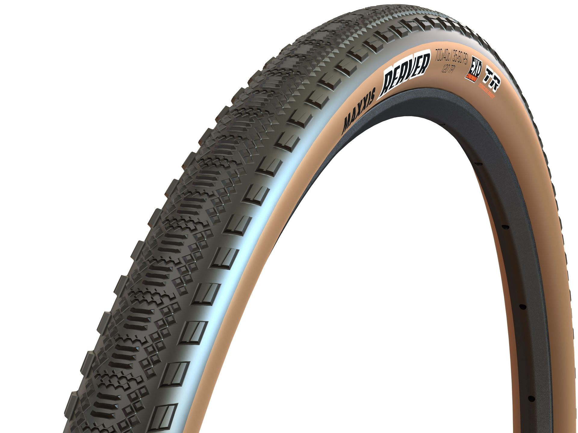 Maxxis Reifen GR Reaver 28" (Gen.1), 45C, Dual, TR + EXO, Tanwall