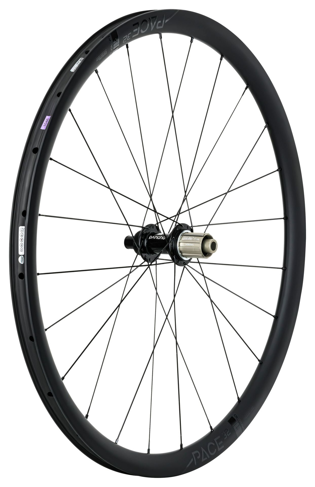 Panchowheels-Panchowheels Hinterrad Pace 32 Disc Clincher / Tune Micro Centerlock, _PW381-HRCLXDR14212_