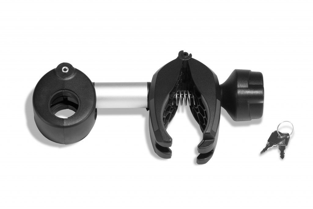 Uebler Abstandhalter für 1. Fahrrad (130mm lang), abschließbar, abnehmbar,  - Schlüsselnummer 901